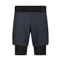 Szorty 2 w 1 CMP. Brązowe szorty męskie CMP, m, bez wzorów. Za 269.50 zł.