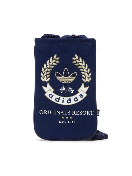 Adidas Saszetka Pouch HK0115 Granatowy. Niebieskie torebki do ręki damskie Adidas, bez wzorów, z materiału, bez dodatków. Za 99.99 zł.