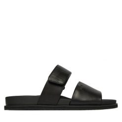 Klapki BOSS. Czarne klapki męskie Boss. Za 899.99 zł.