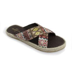 Sandały Kobieta Brasileras Palec Beżowy antypoślizgowymi gumowymi podeszwami. Brązowe obuwie sportowe damskie BRASILERAS, bez wzorów, z gumy, żeglarskie. Za 82.99 zł.