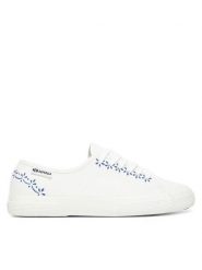 Superga Tenisówki S71473W 3750 Biały. Białe trampki i tenisówki damskie Superga, bez wzorów, z materiału, bez zapięcia. Za 209.99 zł.