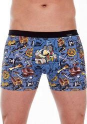 Cornette SZORTY CORNETTE TA-280/230 PIRATE (kolor niebieski, rozmiar XXL). Niebieskie krótkie spodenki sportowe męskie Cornette, m, bez wzorów. Za 48.43 zł.