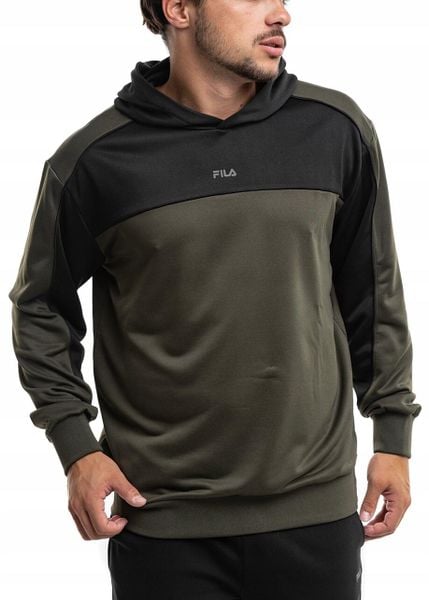 Bluza męska Fila Rivoli. Czarne bluzy męskie Fila, m, bez wzorów, z materiału. Za 210.99 zł.