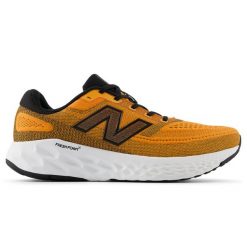 Buty męskie New Balance Fresh Foam Evoz v4 MEVOZLO4 – pomarańczowe. Brązowe buty sportowe męskie New Balance, z syntetyku, bez zapięcia, do biegania. Za 579.99 zł.
