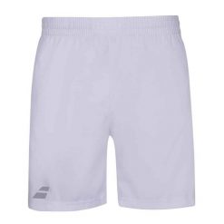 Spodenki tenisowe Babolat Play Short Men. Białe szorty męskie BABOLAT, m, bez wzorów, z materiału. Za 95.99 zł.