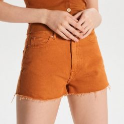 Jeansowe szorty - Brązowy. Szorty damskie marki Cropp. Za 59.99 zł.
