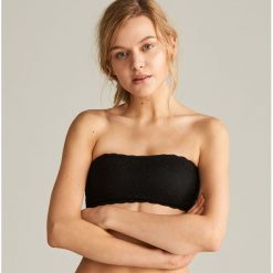Koronkowy biustonosz bandeau 2 pack - Czarny. Biustonosze Reserved. Za 59.99 zł.