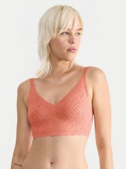 Sloggi Biustonosz top Zero Feel Bliss 10219598 Pomarańczowy. Brązowe biustonosze Sloggi, bez wzorów, z syntetyku. Za 129.99 zł.