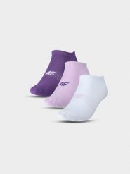 4F Skarpety casual przed kostkę (3-pack) damskie - multikolor 35-38. Skarpety damskie 4f, bez wzorów, z bawełny. Za 44.99 zł.