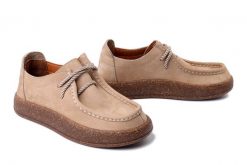 KOCH 241094 beige nubuck, półbuty damskie. Brązowe mokasyny damskie KOCH, z nubiku. Za 263.42 zł.