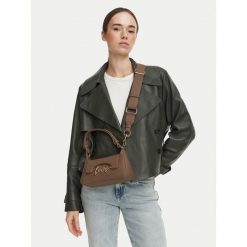 Torebka LOVE MOSCHINO. Brązowe torebki do ręki damskie Love Moschino, bez wzorów, klasyczne, bez dodatków. Za 919.99 zł.