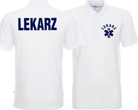 LPP - Promostars Koszulka Polo męska LEKARZ biała. Białe koszulki polo męskie LPP - Promostars, m, bez wzorów, bez ramiączek. Za 102.99 zł.