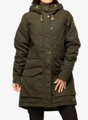 Kurtka ocieplana damska Fjallraven Singi Wool Padded Parka. Zielone kurtki damskie Fjällräven, na zimę, s, bez wzorów, z bawełny, bez kaptura. Za 2,318.10 zł.