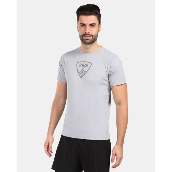 Funkcyjna koszulka Kilpi Todi. Szare koszulki sportowe męskie Kilpi, bez wzorów, bez kołnierzyka, bez ramiączek, do biegania. Za 138.03 zł.