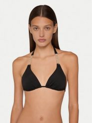 Guess Góra od bikini E6GJ41 KG272 Czarny. Czarne bikini damskie Guess, l, z aplikacjami. Za 299.99 zł.