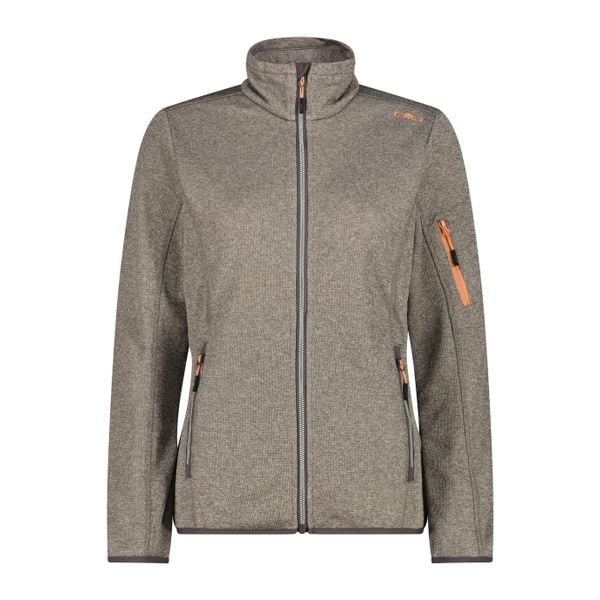 Bluza damska turystyczna CMP 30H5866. Brązowe bluzy damskie CMP, l, bez wzorów, z materiału, z kapturem, trekkingowe. Za 235.35 zł.