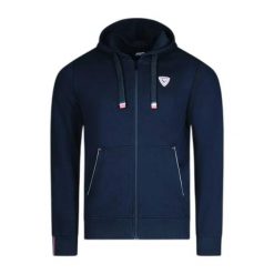 Zipperowany hoodie Rossignol Classic. Niebieskie bluzy męskie Rossignol, m, bez wzorów, bez kaptura. Za 480.00 zł.