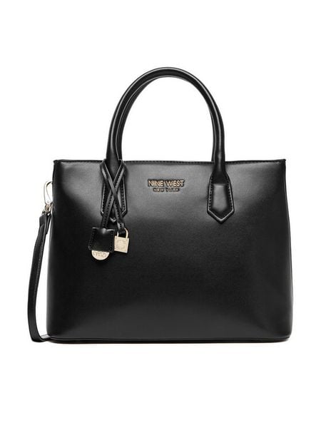Nine West Torebka EO-DOVER-LDA8524 Czarny. Czarne torebki do ręki damskie Nine West, bez wzorów, z materiału, bez dodatków. Za 249.99 zł.