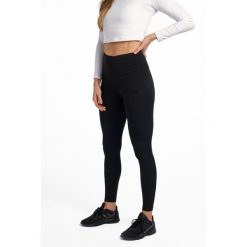 Legginsy fitness z wysokim stanem damskie Rough Radical Cover. Czarne legginsy damskie ROUGH RADICAL, l, bez wzorów, z podwyższonym stanem, na fitness i siłownię. W wyprzedaży za 135.92 zł.