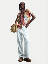 Desigual Koszula Nasau 26SWCW34 Kolorowy Regular Fit. Bluzki damskie Desigual, l, bez wzorów, z wiskozy, bez kołnierzyka, bez ramiączek. Za 379.99 zł.