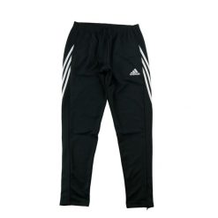 Second life - Spodnie dresowe męskie Adidas Sereno 14 - Jak nowy. Czarne spodnie sportowe męskie Adidas, m, bez wzorów, z dresówki, do biegania. Za 85.16 zł.