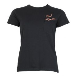 Koszulka damska Peak Mountain Ajojo. Czarne t-shirty damskie Peak Mountain, bez wzorów, casualowe, bez kołnierzyka. W wyprzedaży za 113.00 zł.