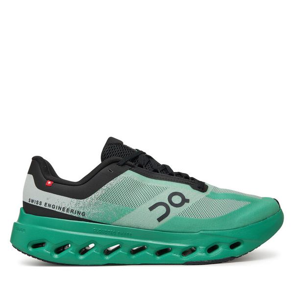 Buty do biegania On. Zielone buty sportowe męskie On, bez zapięcia, do biegania. Za 549.99 zł.