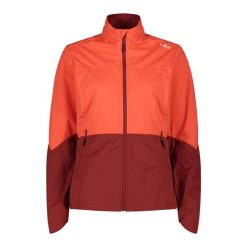 Damska kurtka wodoodporna CMP. Czerwone kurtki damskie CMP, bez wzorów, bez kaptura, trekkingowe. Za 441.35 zł.