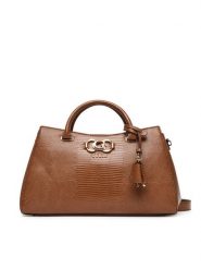 Guess Torebka Salinge HWKG96 24060 Brązowy. Brązowe torebki do ręki damskie Guess, z aplikacjami, ze skóry, bez dodatków. Za 549.99 zł.