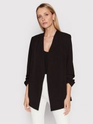 DKNY Marynarka P9RCAAWI Czarny Regular Fit. Czarne żakiety damskie DKNY, l, bez wzorów, z syntetyku. Za 429.99 zł.