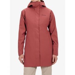 Parka przeciwdeszczowa damska Berghaus Omeara Long Shell Jacket. Czerwone kurtki damskie Berghaus, bez wzorów, bez kaptura, trekkingowe. Za 819.49 zł.