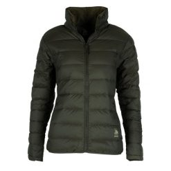 Kurtka damska Tagart Wave 4 Lady Green puchowa bardzo lekka 700 cuin. Zielone kurtki damskie tagart, bez wzorów, z puchu, bez kaptura, outdoorowe. Za 649.00 zł.