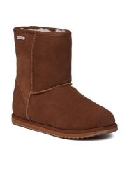 EMU Australia Śniegowce Brumby Lo Teens T10773 Brązowy. Brązowe buty zimowe dziewczęce Emu Australia, ze skóry, bez zapięcia. Za 479.99 zł.