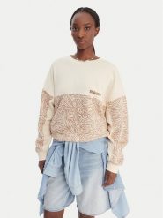 Roxy Bluza ERJFT05040 Beżowy Relaxed Fit. Brązowe bluzy damskie Roxy, xs, bez wzorów, z bawełny, bez kaptura. Za 299.99 zł.