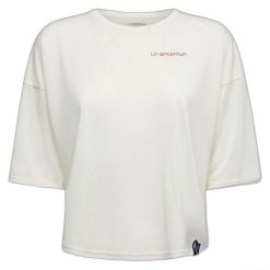 Koszulka damska La Sportiva Cave Paint. Białe koszulki sportowe damskie La Sportiva, m, bez wzorów, z materiału, bez kołnierzyka, bez ramiączek, wspinaczkowe. Za 267.60 zł.