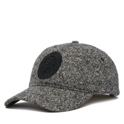 Czapka z daszkiem Tommy Hilfiger. Szare czapki i kapelusze męskie Tommy Hilfiger, bez wzorów. Za 289.99 zł.