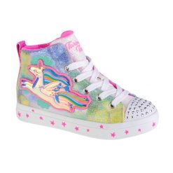 Buty sportowe Sneakersy dziewczęce, Twi-Lites 2.0 - Unicorn Galaxy. Buty sportowe dziewczęce Skechers, bez wzorów, bez zapięcia, trekkingowe, Skechers Sport. Za 179.99 zł.
