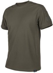 Helikon-Tex TACTICAL T-Shirt - TopCool - Olive Green. Zielone t-shirty męskie HELIKON-TEX, m, bez wzorów, bez kołnierzyka. Za 90.09 zł.