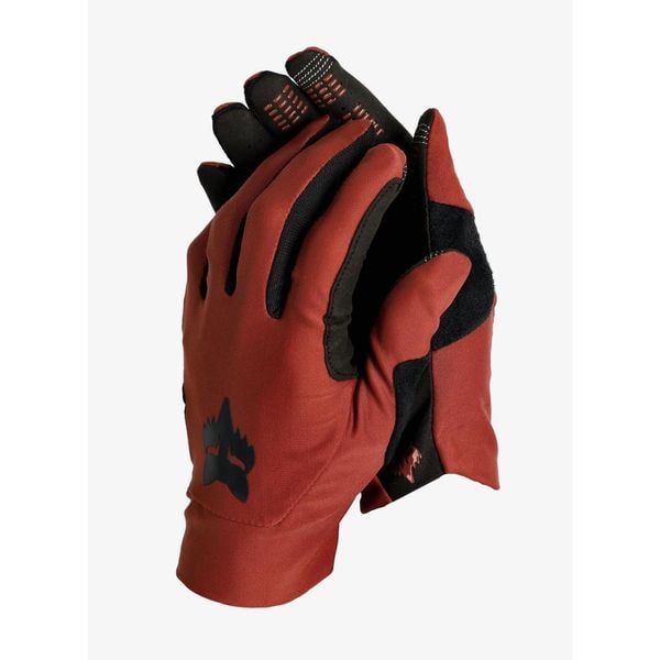 Rękawiczki rowerowe męskie Fox Flexair Glove. Czerwone buty sportowe męskie FOX, bez zapięcia, rowerowe. Za 140.99 zł.