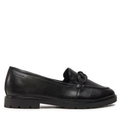 Loafersy Tamaris. Czarne mokasyny damskie Tamaris. Za 269.99 zł.