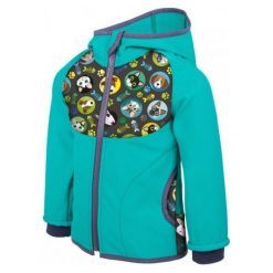 Unuo Kurtka Softshell Chłopięca Kot I Pies 80 - 86 Zielona. Zielone kurtki i płaszcze dla chłopców Unuo, z softshellu, eleganckie. Za 135.00 zł.