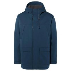 Płaszcz VAUDE Manukau III. Niebieskie płaszcze męskie Vaude, na zimę, l, bez wzorów, z materiału, eleganckie, bez kaptura. Za 1,506.05 zł.
