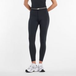 Legginsy damskie do treningu New Balance AC WB6160E1BK – czarne. Czarne legginsy damskie New Balance, l, bez wzorów, z lycry. Za 259.99 zł.