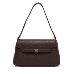 Torebka Elisabetta Franchi. Brązowe torebki do ręki damskie Elisabetta Franchi, bez wzorów, klasyczne, bez dodatków. Za 959.99 zł.