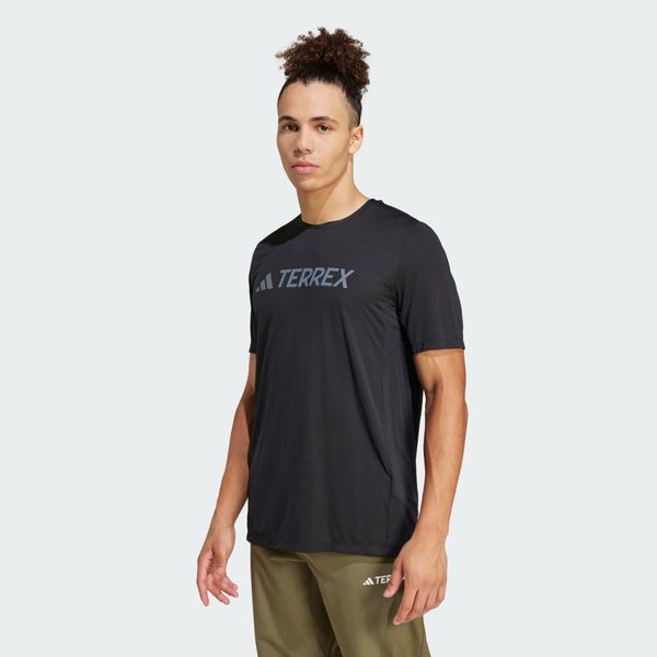 Koszulka Terrex Multi Climacool Logo Tech. Czarne koszulki sportowe męskie Adidas, xl, bez wzorów, bez kołnierzyka, bez ramiączek, trekkingowe, climacool (adidas). Za 149.00 zł.