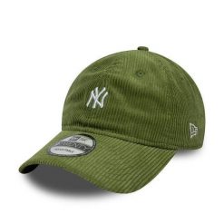 Czapka baseballowa 9Twenty New York Yankees Cord. Zielone czapki i kapelusze męskie New Era, bez wzorów. Za 170.00 zł.