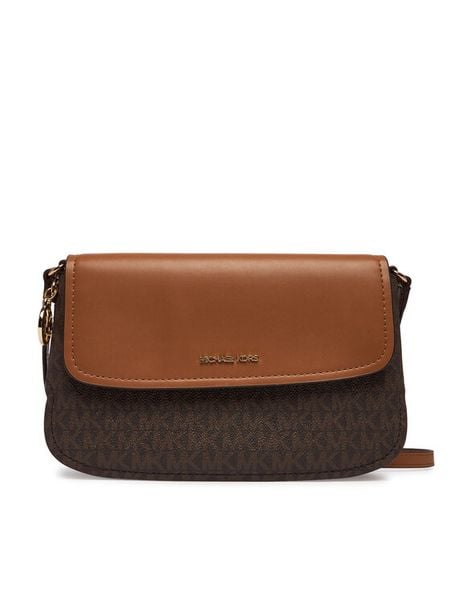 MICHAEL Michael Kors Torebka 32R6G0XC1B Brązowy. Brązowe listonoszki damskie MICHAEL Michael Kors, bez wzorów, ze skóry, bez dodatków. Za 709.99 zł.