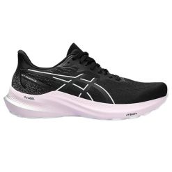 Buty do biegania damskie Asics Gt-2000. Czarne obuwie sportowe damskie Asics, bez wzorów, z materiału, do biegania. Za 629.00 zł.