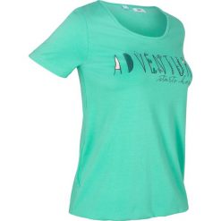 T-shirt z elastycznym dołem, krótki rękaw bonprix zielony oceaniczny. Bluzki damskie bonprix. Za 59.99 zł.
