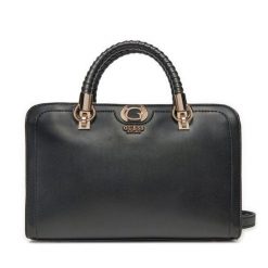 Torebka Guess. Czarne torebki do ręki damskie Guess, z aplikacjami, klasyczne, bez dodatków. Za 389.99 zł.